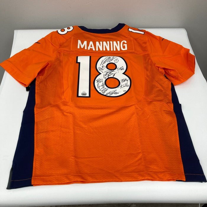 2015 Denver Broncos Super Bowl 50 Champs Team Signed Nike Game Jersey JSA COA