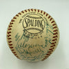 Willie Mays 1954 New York Giants World Series Champs Team Signed Baseball JSA