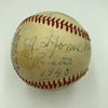 Beautiful Honus Wagner Single Signed Baseball JSA COA