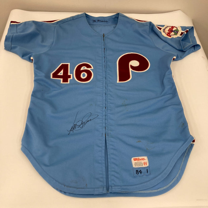 Kevin Gross 1984 Game Used Philadelphia Phillies Jersey MEARS A10 The Finest