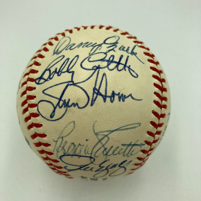 1981 Los Angeles Dodgers World Series Champs Team Signed Baseball JSA COA RARE