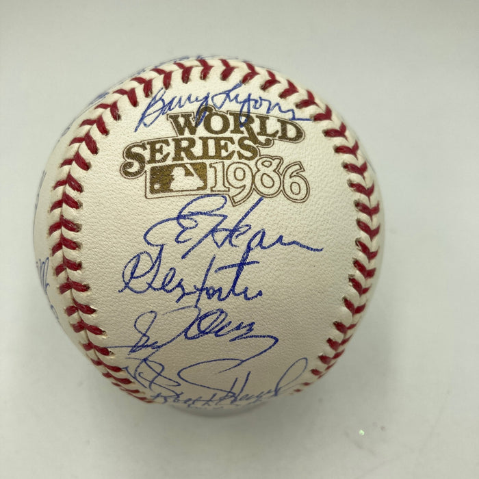 1986 New York Mets World Series Champs Team Signed W.S. Baseball Steiner & MLB