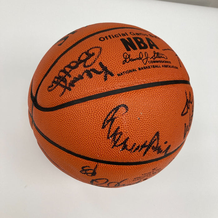1992-93 Boston Celtics Team Signed Official NBA Game Basketball