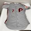 Kim Batiste 1991 Rookie Debut Game Used Philadelphia Phillies Jersey MEARS A10