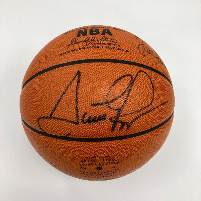 Michael Jordan Scottie Pippen & Dennis Rodman Official Game Basketball JSA COA