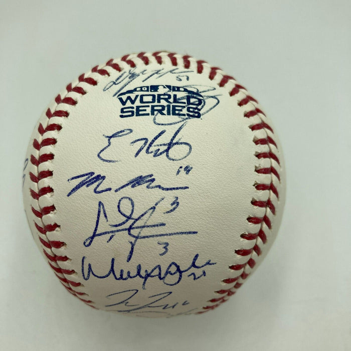 2018 Los Angeles Dodgers NL Champs Team Signed World Series Baseball JSA COA