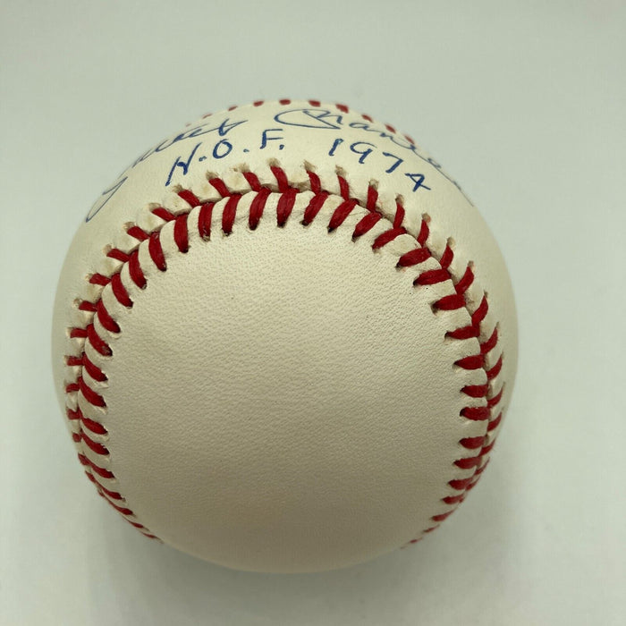 The Finest Mickey Mantle HOF 1974 Signed Baseball PSA DNA Graded 10 GEM MINT