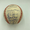 1997 New York Yankees Team Signed Baseball Derek Jeter Mariano Rivera JSA COA