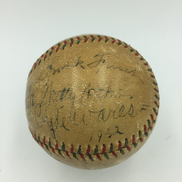 Rare 1932 St. Louis Cardinals Team Signed Branch Rickey League Baseball JSA COA