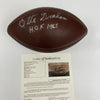 Ace Parker HOF 1972 Full Name Signed Wilson NFL Game Football JSA COA