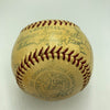 1953 New York Yankees World Series Champs Team Signed Baseball Mickey Mantle JSA
