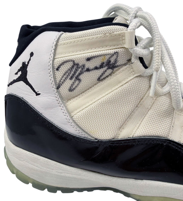 Michael Jordan Photo Matched Game Used Twice Signed 1996 Nike Sneakers JSA COA