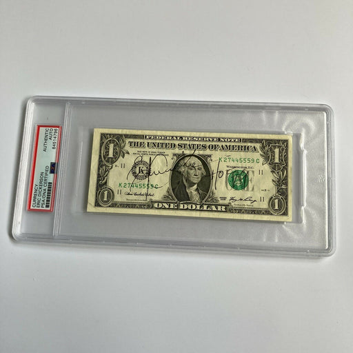 Eric Dickerson Signed Autographed $1 One Dollar Bill PSA DNA COA NFL