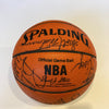 1985 Boston Celtics NBA Champs Team Signed Official NBA Game Basketball PSA DNA
