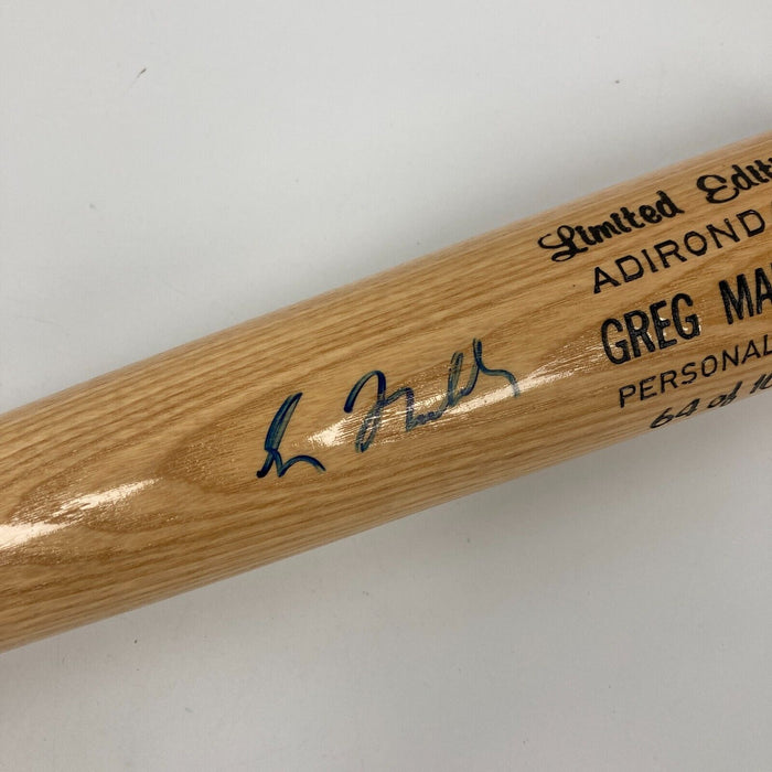 Greg Maddux Signed Adirondack Game Model Baseball Bat JSA COA