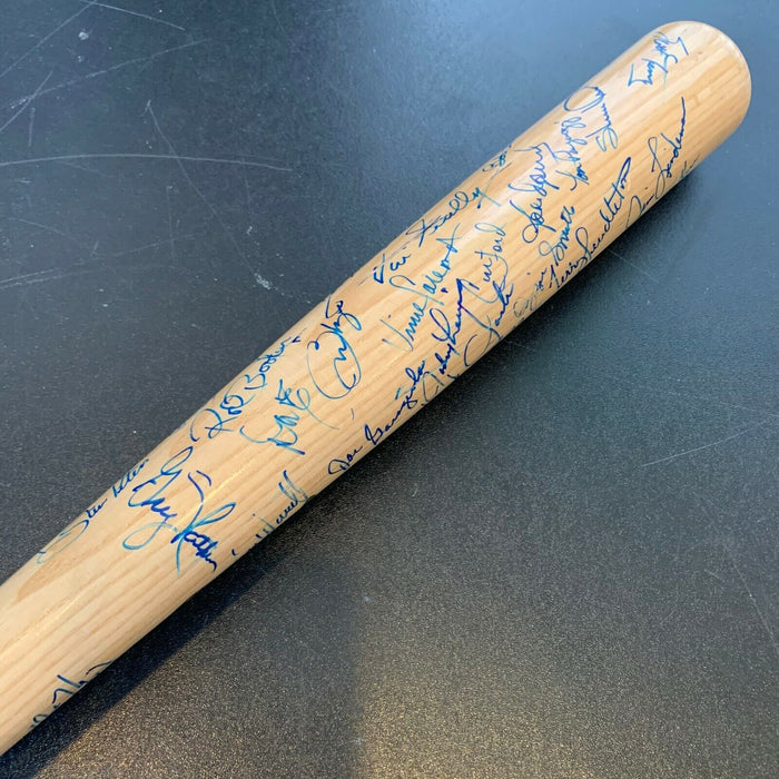 Rare 1987 St. Louis Cardinals NL Champs Team Signed Game Issued Bat With JSA COA