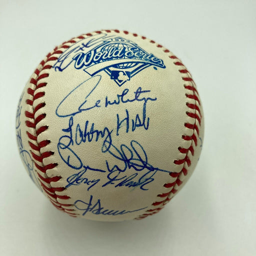 1993 Toronto Blue Jays World Series Champs Team Signed W.S. Baseball JSA COA