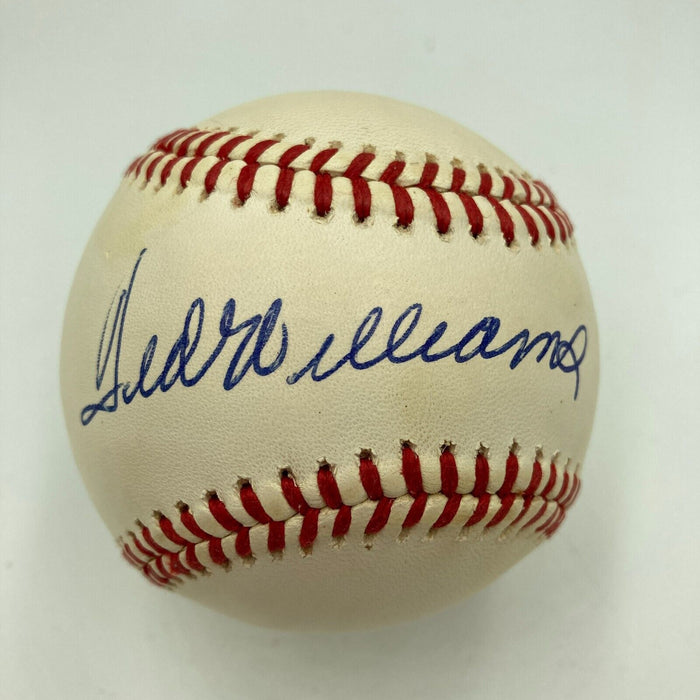 Nice Ted Williams Signed Official American League Baseball JSA COA