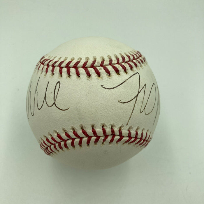 Carrie Fisher Single Signed Autographed Major League Baseball Star Wars JSA COA