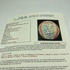 1986 New York Mets World Series Champs Team Signed Vintage NL Baseball JSA COA