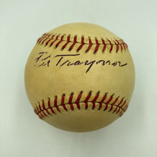 Beautiful Pie Traynor Single Signed Autographed Baseball PSA DNA COA HOF