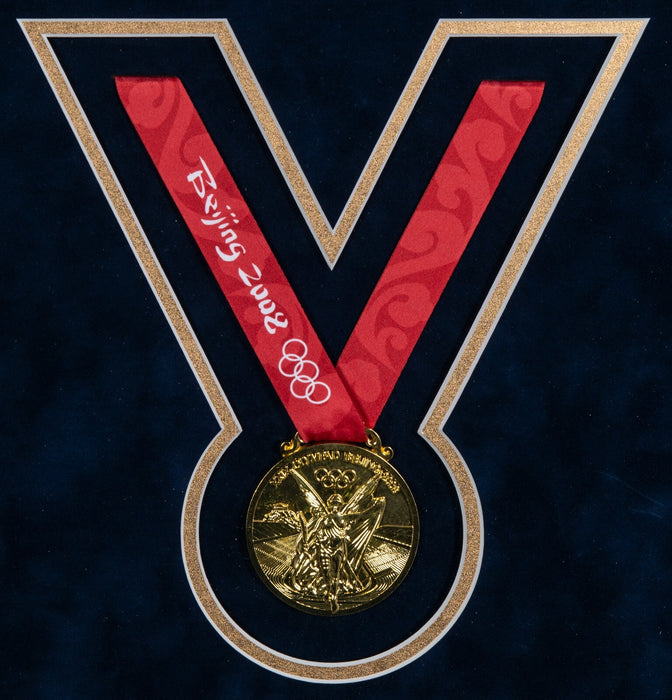 Kobe Bryant "2008 USA Gold" Signed Team USA Olympics Jersey UDA Upper Deck 37/50