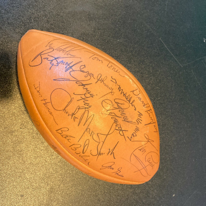 1977 Green Bay Packers Team Signed NFL Football 51 Sigs With Bart Starr JSA COA