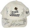 Tiger Woods Fred Couples Davis Love Golf Legends Multi Signed Hat Beckett COA