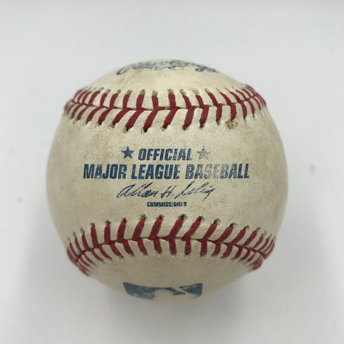 Gio Gonzalez Signed Autographed Game Used Major League Baseball