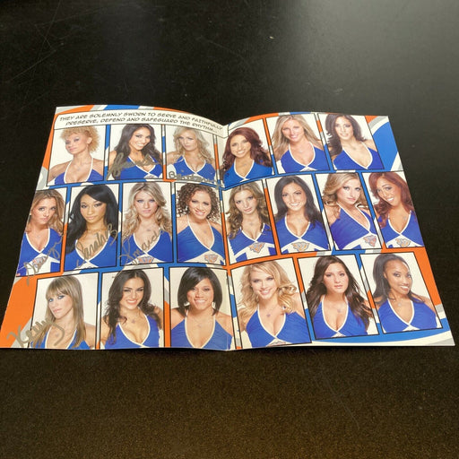 2010 New York Knicks City Dancers Cheerleaders Signed Basketball Program