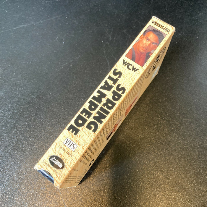 Ric Flair Signed WCW Spring Stampede VHS Movie JSA COA