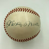 Stunning 1950's Mickey Mantle Ted Williams Willie Mays Signed Baseball Beckett