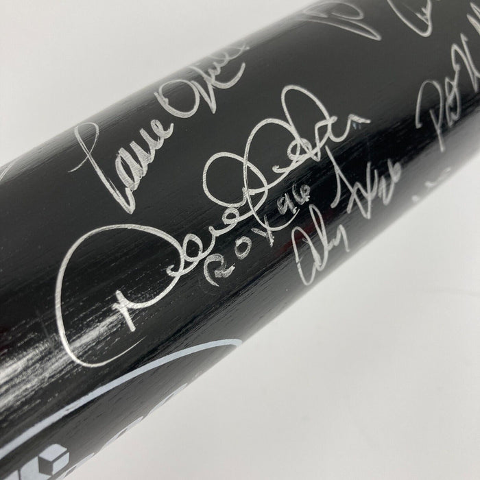 1996 New York Yankees World Series Champs Team Signed Bat Derek Jeter JSA COA