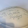 1966 Green Bay Packers Super Bowl 1 Champs Team Signed Football JSA COA