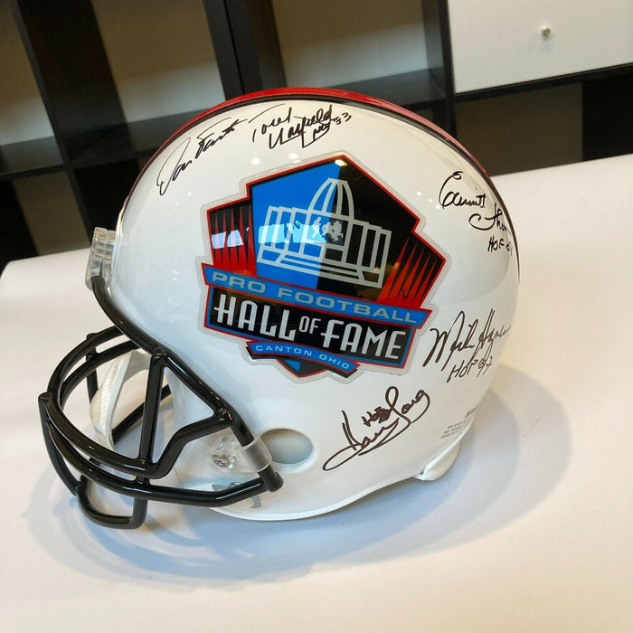 Beautiful Jerome Bettis HOF Multi Signed Full Size Football Helmet 26 Sigs JSA