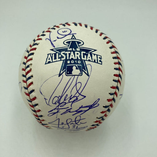 2010 All Star Game Team Signed Baseball Ichiro Suzuki Justin Verlander MLB Auth