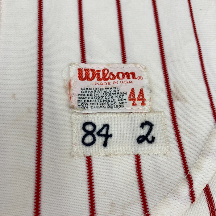 Al Holland 1984 Game Used Philadelphia Phillies Jersey MEARS A10 The Finest