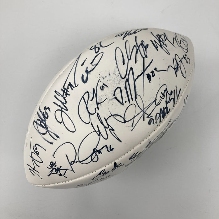 2013 Pro Bowl Team Signed Football Drew Brees Eli Manning JSA COA