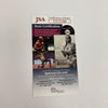 Enos Slaughter Signed Stadium Yankee Seatback Slat JSA COA