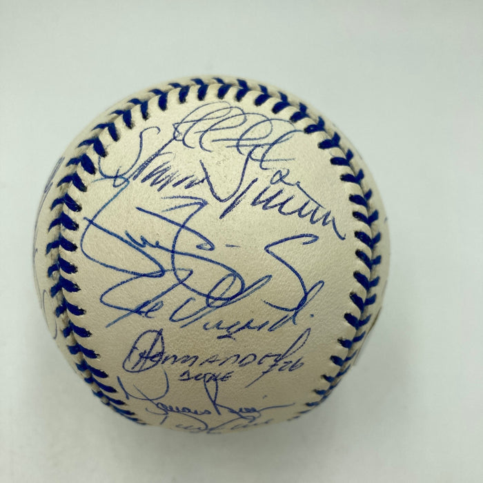 1998 New York Yankees World Series Champs Team Signed Baseball JSA COA