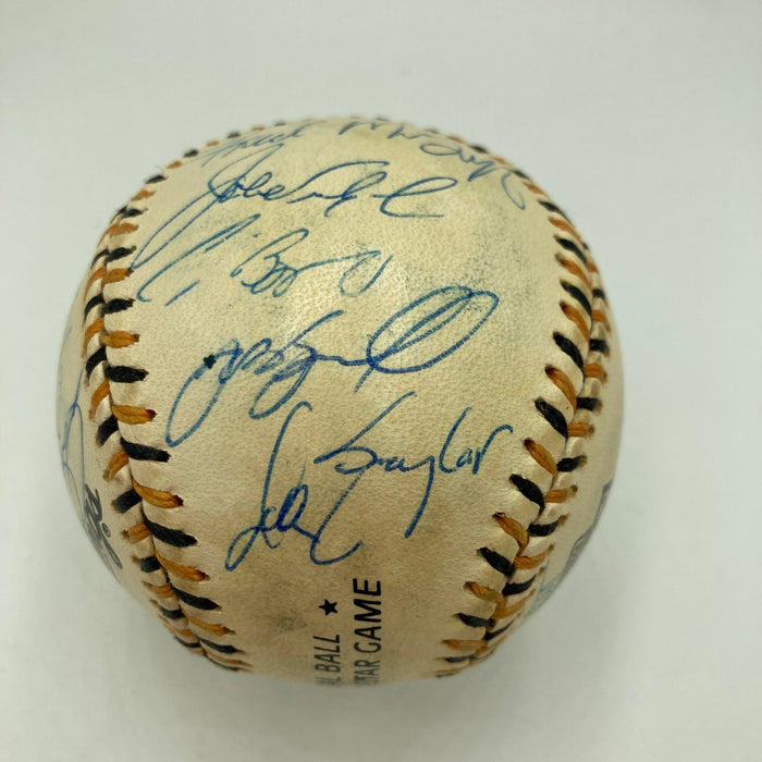 1994 All Star Game National League Team Signed Baseball Barry Bonds PSA DNA COA
