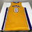 Kobe Bryant Signed 2001 Finals Los Angeles Lakers Pro Cut Jersey Beckett & PSA
