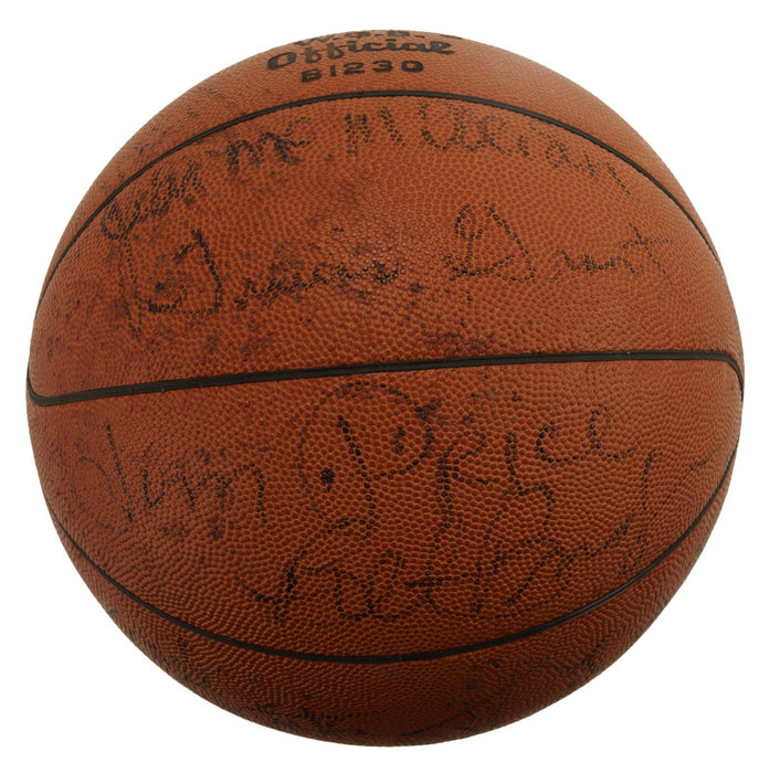 Wilt Chamberlain 1972-1973 Los Angeles Lakers Champs Team Signed Baseball JSA