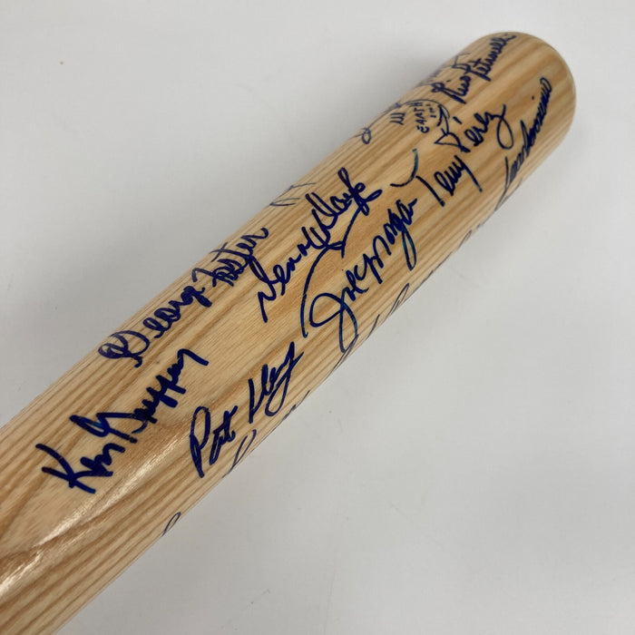 1975 Cincinnati Red & Boston Red Sox World Series Team Signed Bat Beckett