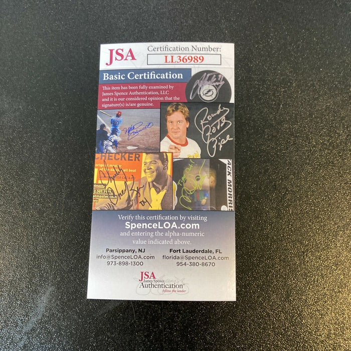 John Travolta Signed Vintage Large 1970's Magazine With JSA COA