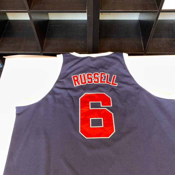 Bill Russell Signed 1956 Team USA Olympics Nike Jersey PSA DNA COA