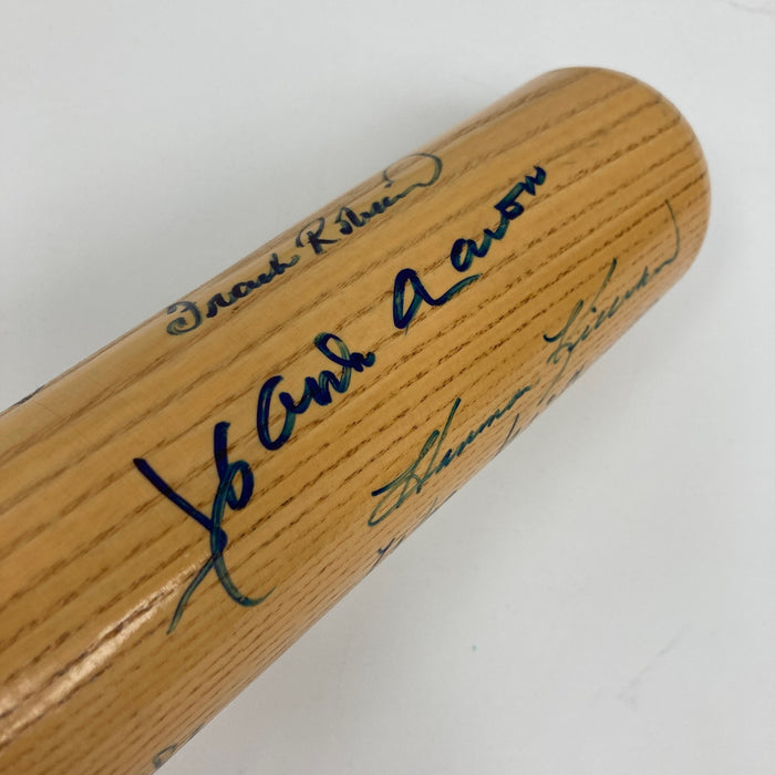 500 Home Run Club Signed Bat Mickey Mantle Ted Williams Willie Mays Beckett
