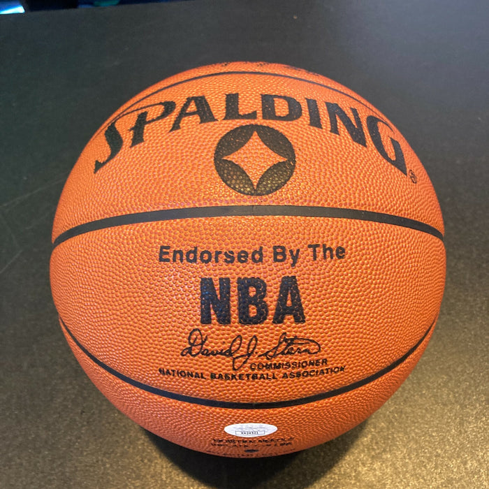 1988 NBA HOF Induction Class Signed Basketball Miller Unseld Lovellette JSA COA