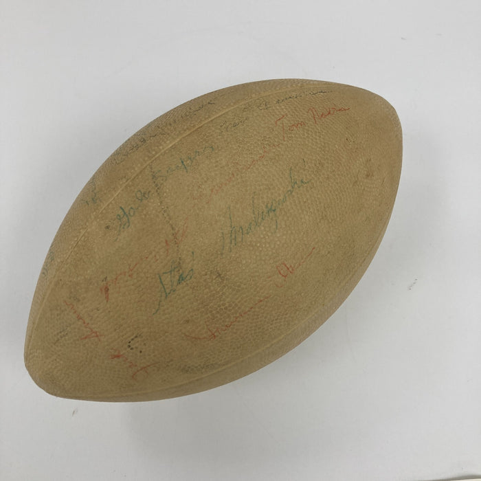 1964 All Americans Team Signed Football Fred Biletnikoff  Gale Sayers JSA COA