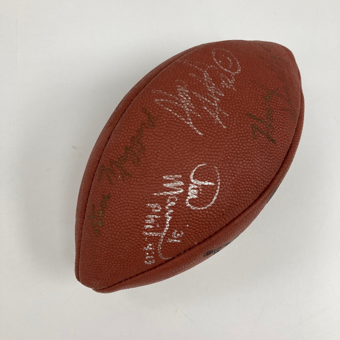 University Of Miami Hurricanes Legends Multi Signed Football Beckett COA